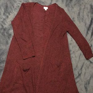 Lularoe long cardigan.. the Sarah!